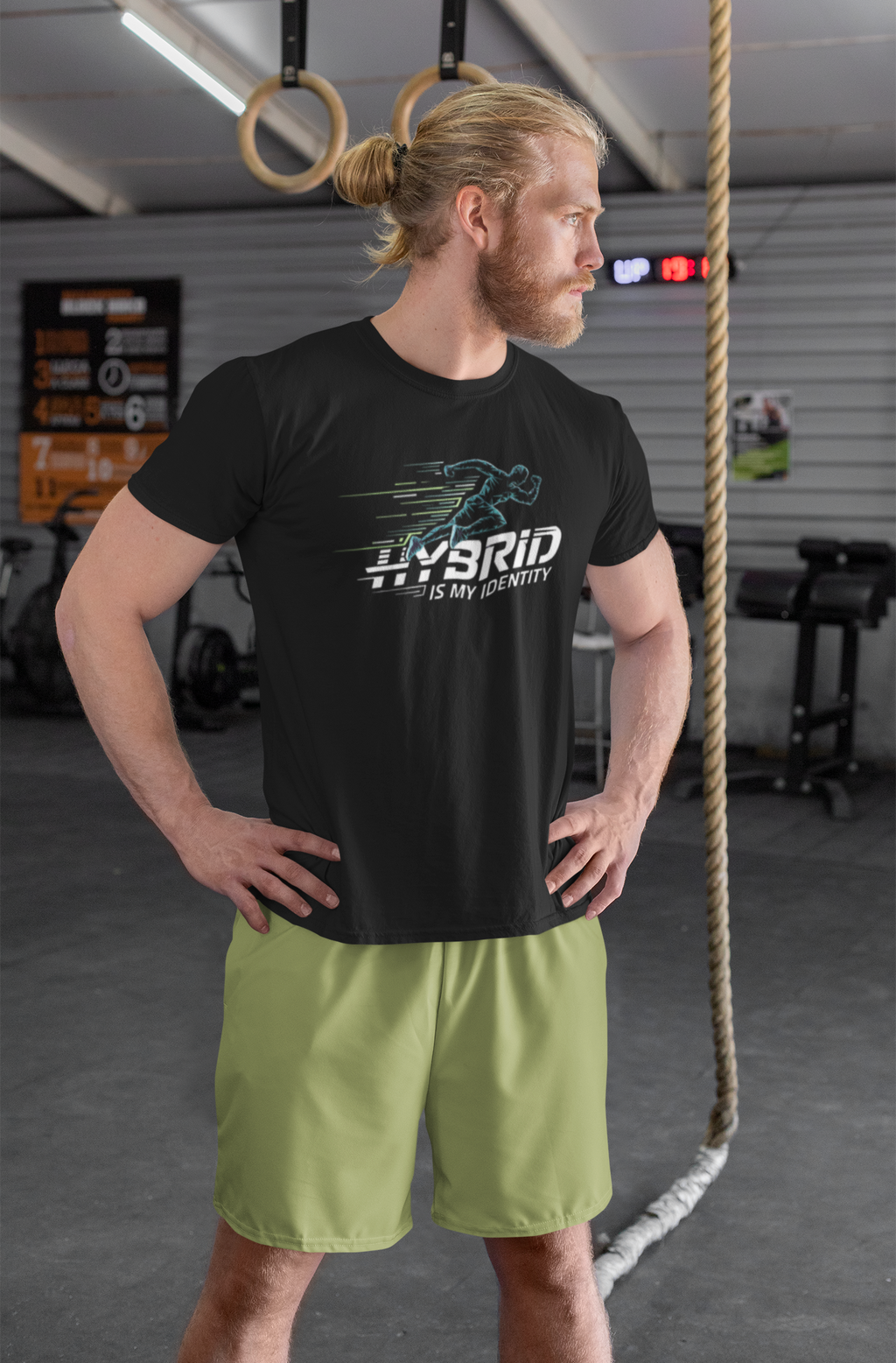 Sport Shirt "Hybrid is my Identity"